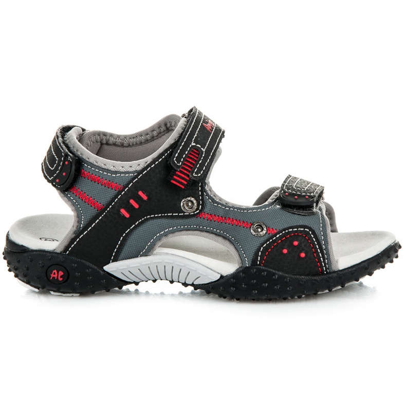 American Club Sandálias para um menino preto