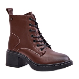 Botins Modelo Vinceza Marrom