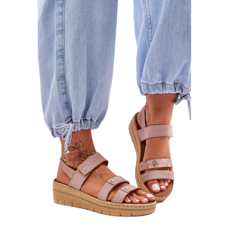 Step in style Sandália Modelo Fresh Look 23-46011 Rosa - Entre com estilo