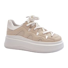 Step in style Calçado Esportivo Modelo Vinali 55-22 Bege - Entre com estilo Step in style Calçado Esportivo Modelo Vinali 55-22 Bege - Entre com estilo