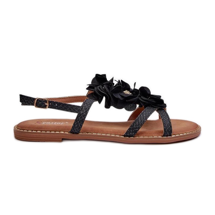 Step in style Sandálias Modelo Abidina JL85 Preta - Entre com estilo preto