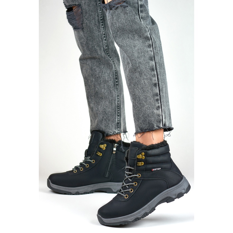 Calçado de Trekking Modelo 1696-1B Preto - PRIMO