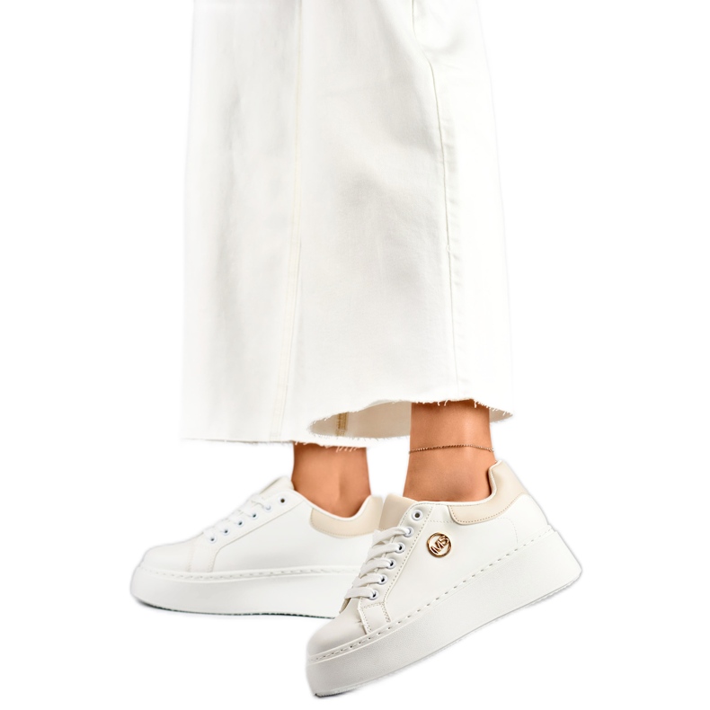 Calçados esportivos femininos TL249-9-8W/BE branco