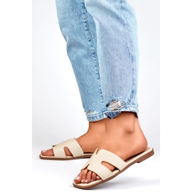 Chinelos Sandália Modelo MTBL06BE Bege - PRIMO