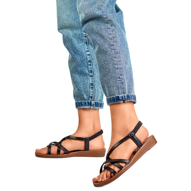 Sandálias Femininas PS07B Pretas preto