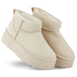 Botas de neve isoladas femininas TL242-BE bege