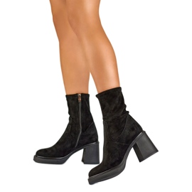 Botas isoladas femininas GD-FL2202B preto