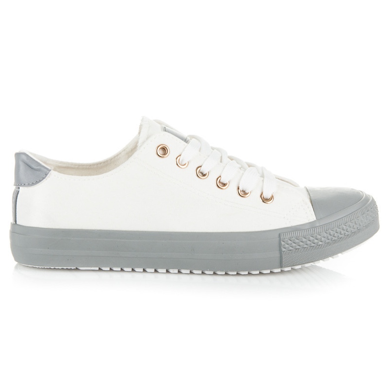 Seastar Tênis amarrados em uma plataforma colorida branco