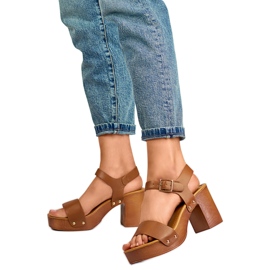 Sandálias Femininas 3993CA castanho