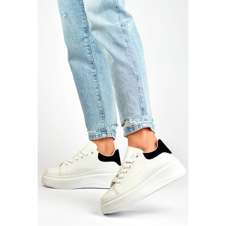 Calçado Esportivo Modelo LL23171W/B Branco/Preto - PRIMO