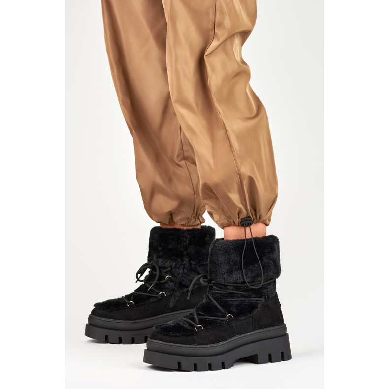 Botas de neve Modelo XH9370-1-B Pretas - PRIMO preto