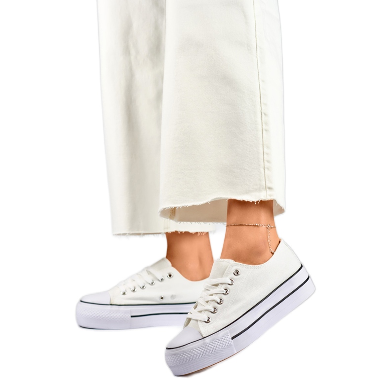 Tênis feminino QY832-09BL branco