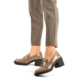 Bombas Modelo YL105KH Castanho - PRIMO