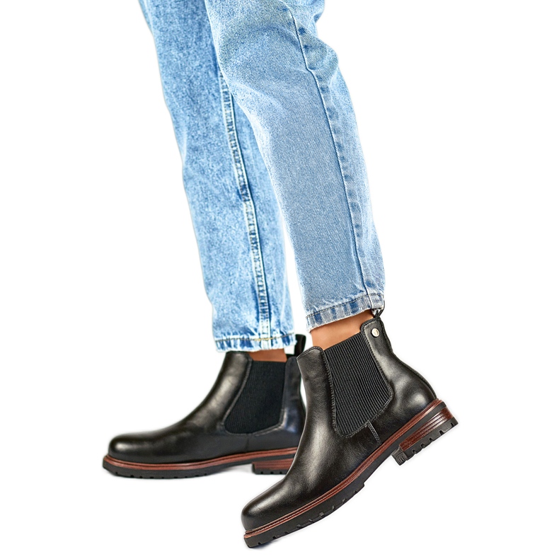 Botas Chelsea Modelo GD-WL71B preto