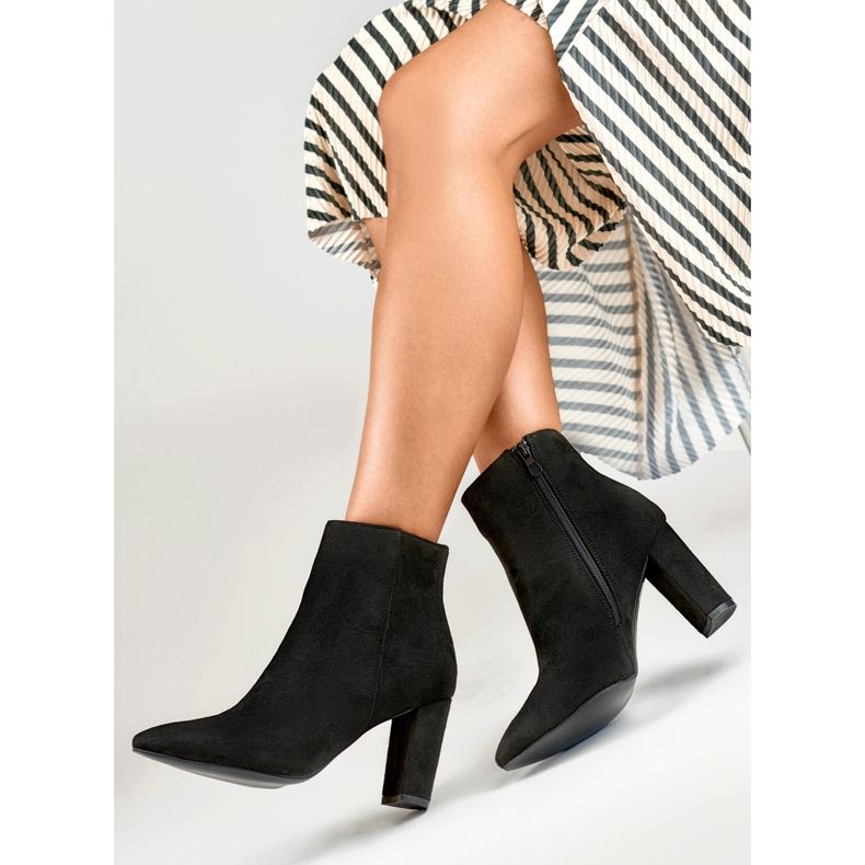 Botas Modelo DF3707B Camurça Preta - PRIMO bege Botas Modelo DF3707B Camurça Preta - PRIMO bege