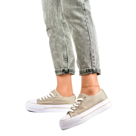 PRIMO Tênis Modelo QY832-36D.G Cinza