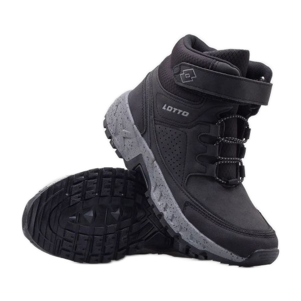 Sapatos de inverno LOTTO Alderton Mid K 2600400K-1116 preto