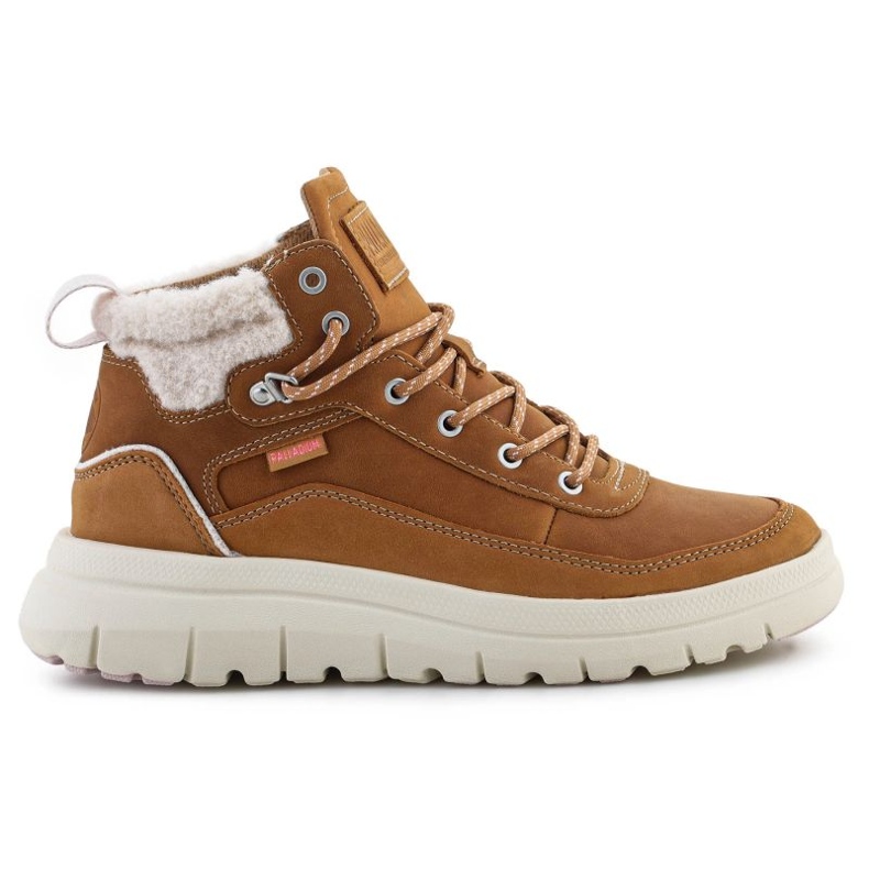 Sapatos quentes Palladium Pallaflex Cuff 94339-252-M castanho