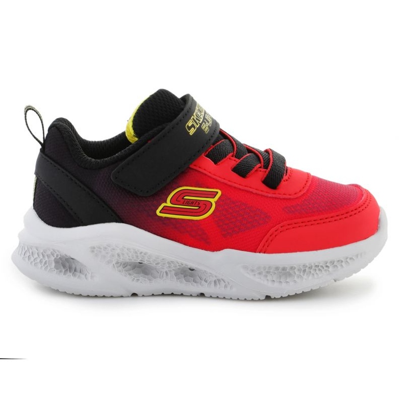 Sapatos Skechers S-Lights Meteor-Lights-Krendox 401495N-RDBK vermelho