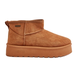 Botas de neve com plataforma baixa Big Star OO274A098 Camel castanho