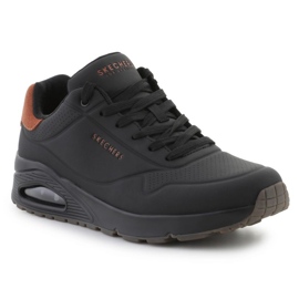 Sapatos Skechers Uno Suited On Air 183004-BBK preto