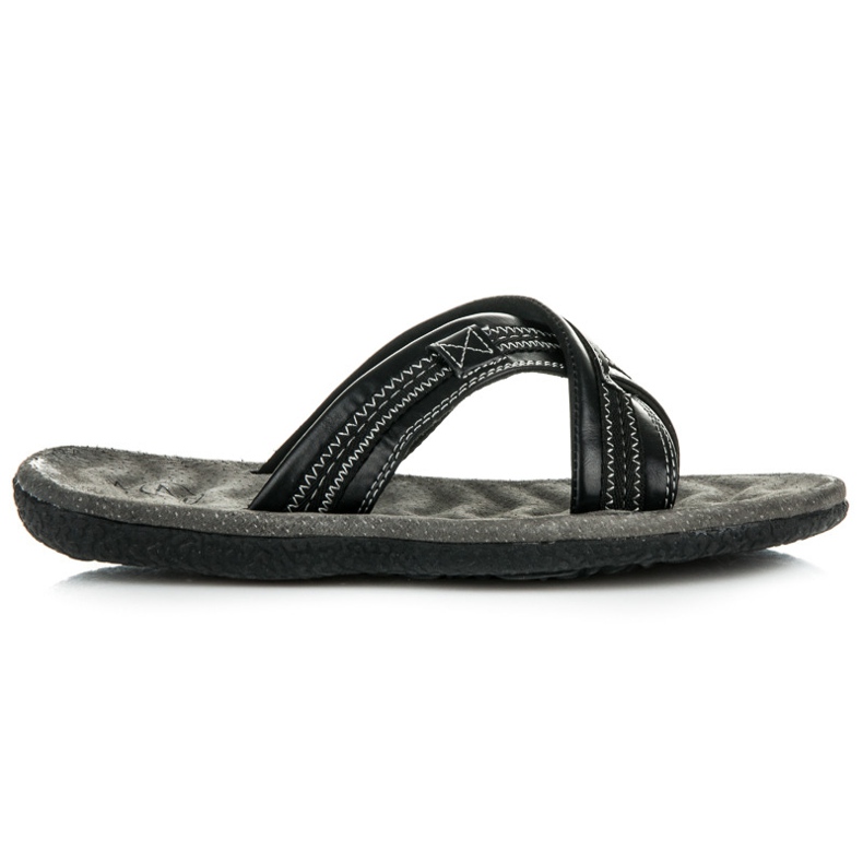 Mckeylor chinelos de verão masculinos preto