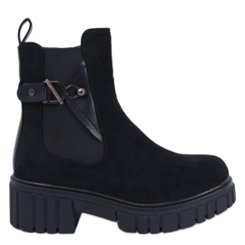 Errol Botas Chelsea com plataforma preta preto