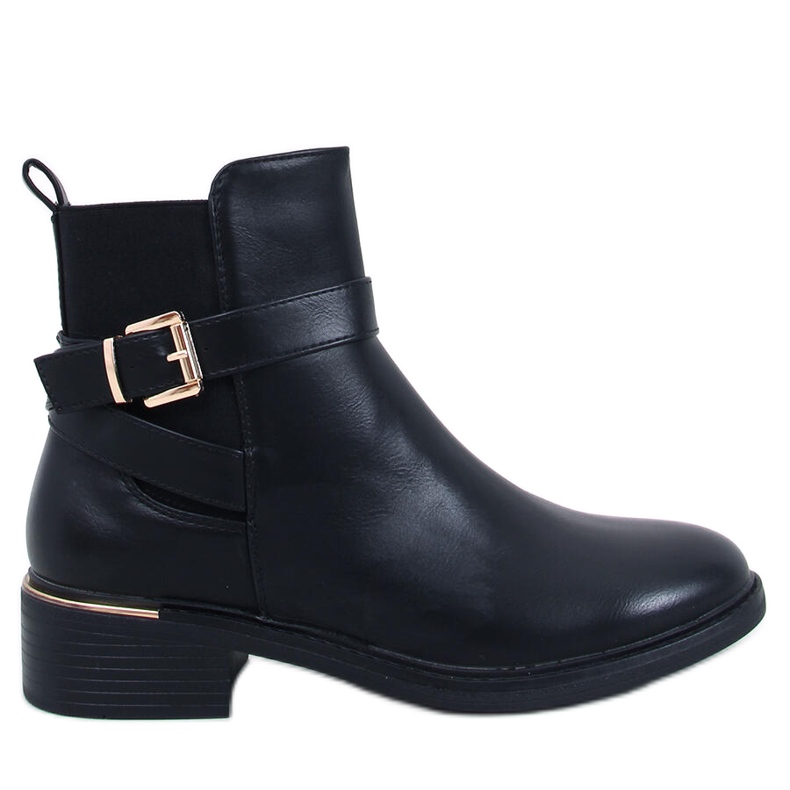 Botas Chelsea clássicas com fivela, Cowans Black preto
