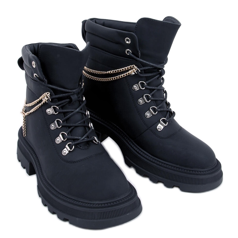 Botas Hudson Black Trapper preto