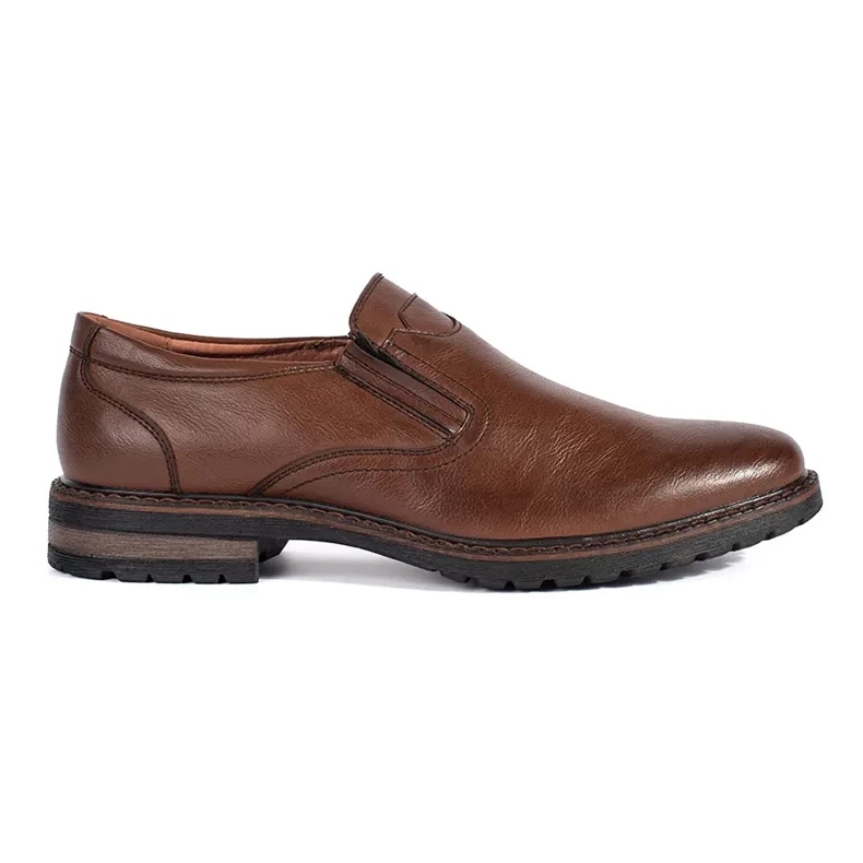 Sapatos masculinos marrons castanho