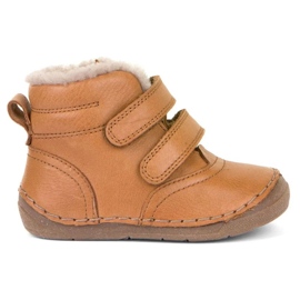 Botas Froddo com isolamento de inverno e velcro (G2110113-1) bege