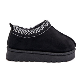 Botas infantis de neve com plataforma, forradas com pele, Vilabria Preta preto Botas infantis de neve com plataforma, forradas com pele, Vilabria Preta preto