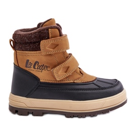 Botas de neve isoladas para meninos Lee Cooper LCJ-23-01-2059 Camelo marrom