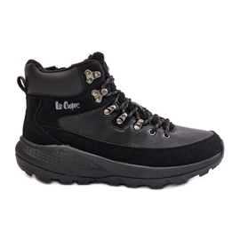 Botas femininas leves com zíper Lee Cooper LCJ-24-03-3073 pretas preto