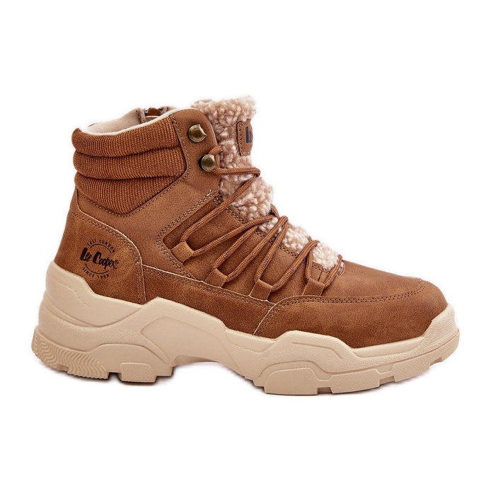 Botas isoladas femininas Lee Cooper LCJ-24-03-3061L marrom castanho