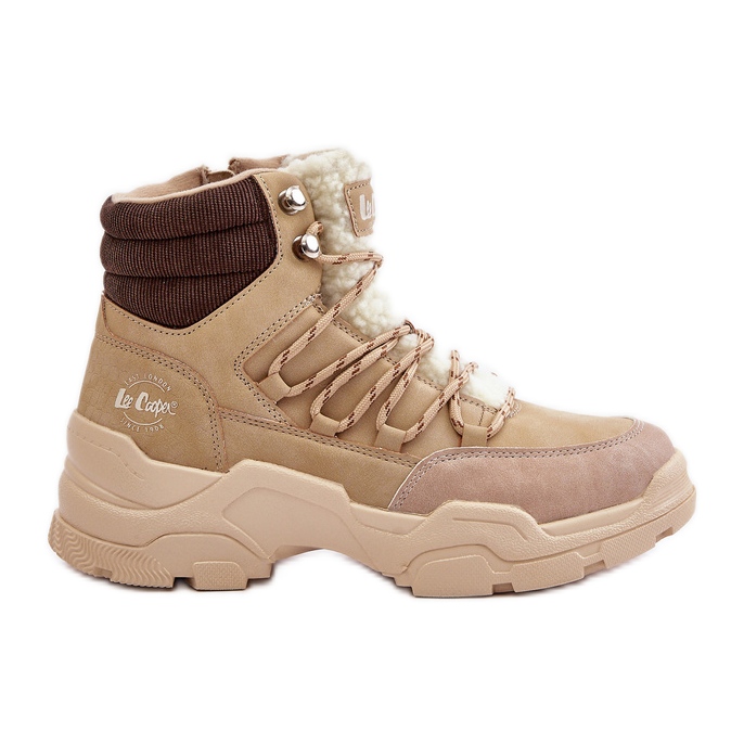 Botas isoladas femininas Lee Cooper LCJ-24-03-3059L bege