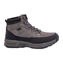Botas de caminhada isoladas masculinas Lee Cooper LCJ-24-03-3033M cinza
