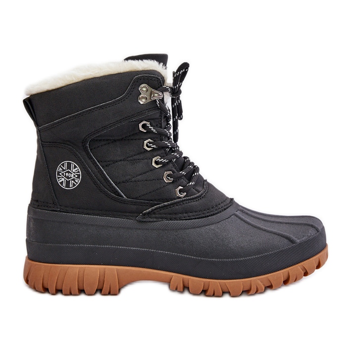 Botas femininas de neve com cadarço e pele Lee Cooper LCJ-24-44-2868 pretas preto Botas femininas de neve com cadarço e pele Lee Cooper LCJ-24-44-2868 pretas preto