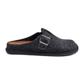 Chinelos Masculinos Confortáveis Com Fivela Inblu SI000019 Grafite cinza Chinelos Masculinos Confortáveis Com Fivela Inblu SI000019 Grafite cinza