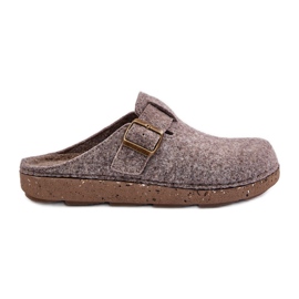 Chinelos Masculinos Com Fivela Chinelos Preventivos Inblu MT000012 Bege
