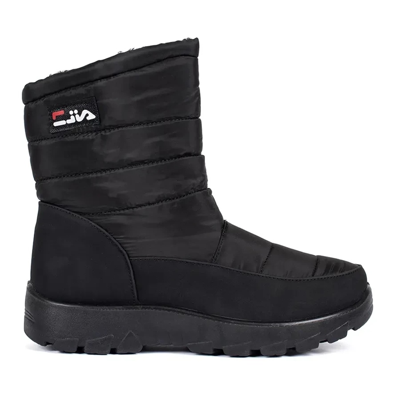 Botas de neve leves pretas femininas preto