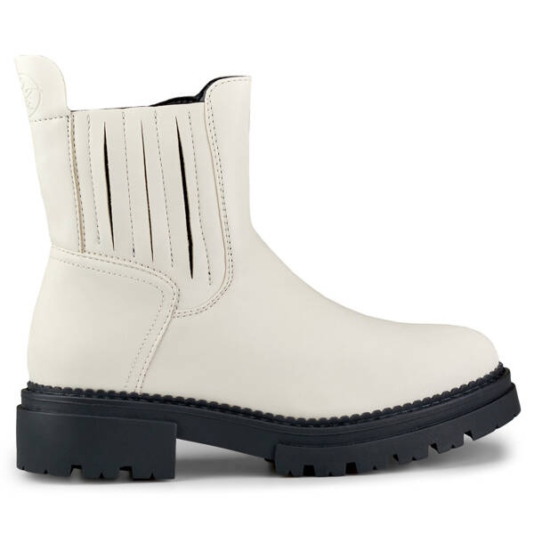 Botas Chelsea com isolamento feminino, bege 250041BE-PU