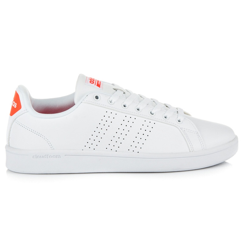 Adidas cloudfoam vantagem limpa branco