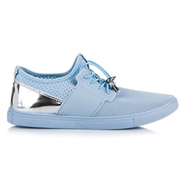 Seastar Calçados esportivos com cordão azul cinza
