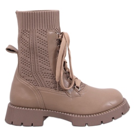 Botas de cano curto Tierr Khaki marrom