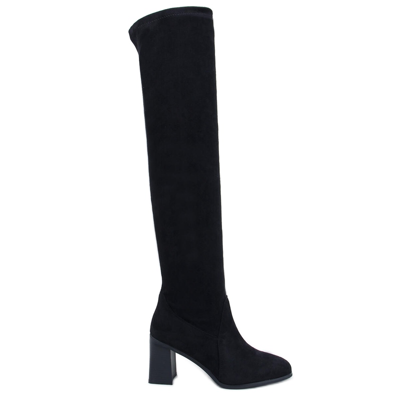 Hemmi Botas pretas de salto alto preto