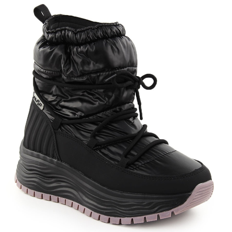 Botas de neve femininas pretas Filippo DBT6647 com plataforma preto