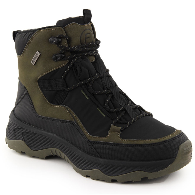 Filippo MTR6654 sapatos de trekking masculinos impermeáveis ​​e isolados cáqui preto