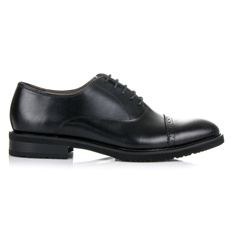 Sorrento Oxfords de couro preto