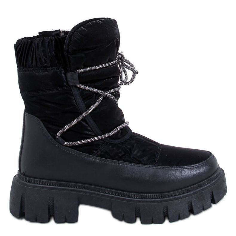 Botas de neve femininas Mitrani Black preto